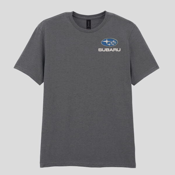 Subaru Logo Embroidered - Softstyle™ adult ringspun t-shirt Thumbnail
