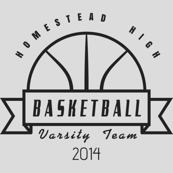 Basketball Template DNT001 BW Thumbnail