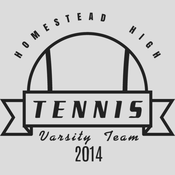 Tennis Template DNT001 BW Thumbnail