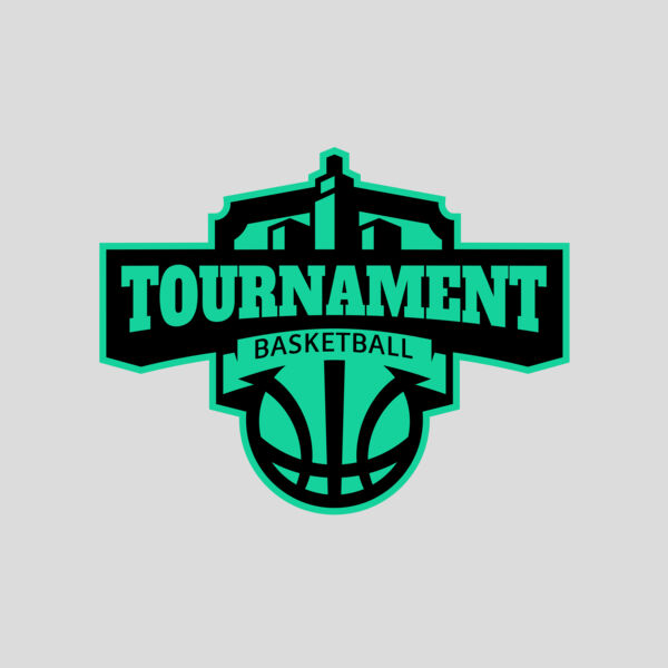 Tournament Basketball logo template Thumbnail
