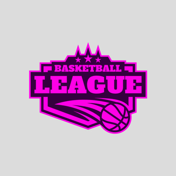 League Basketball logo template 02 Thumbnail