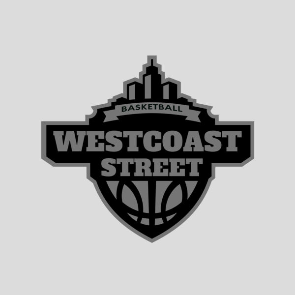 Westcoast Street Basketball League logo template Thumbnail
