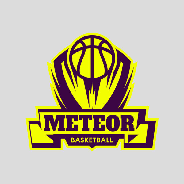 Meteor Basketball Logo Template Thumbnail