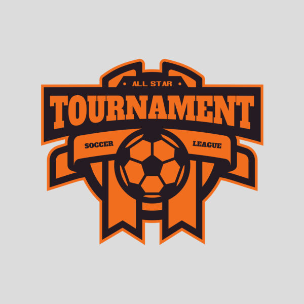 Tournament Soccer league logo template Thumbnail