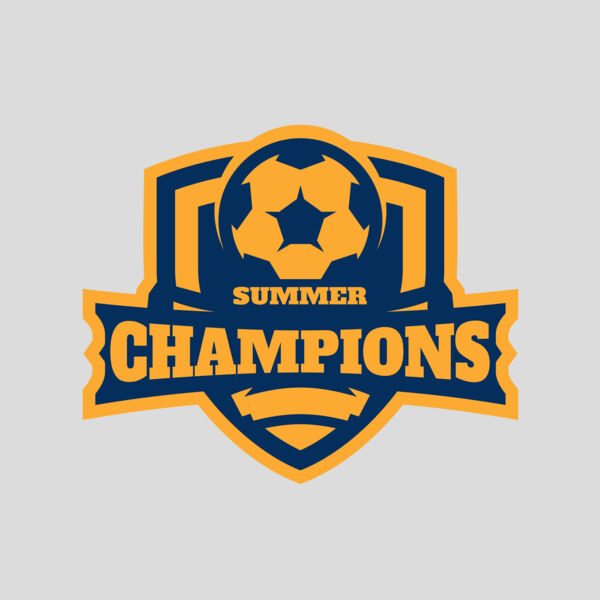 Champions Summer Soccer logo template Thumbnail