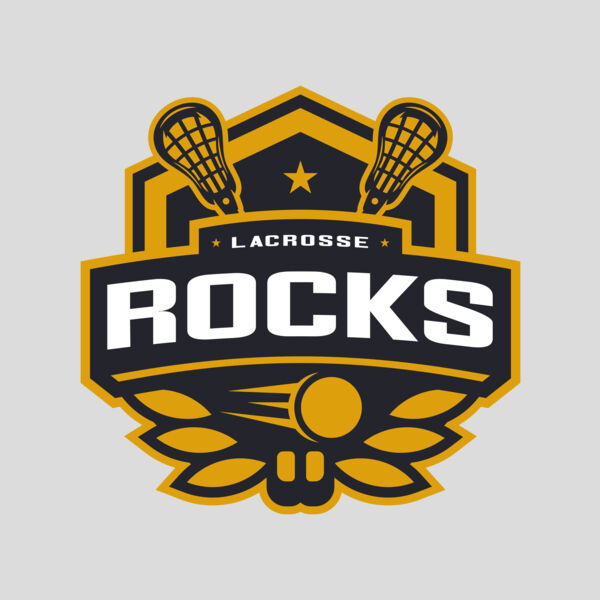 Rocks Lacrosse Logo Template Thumbnail