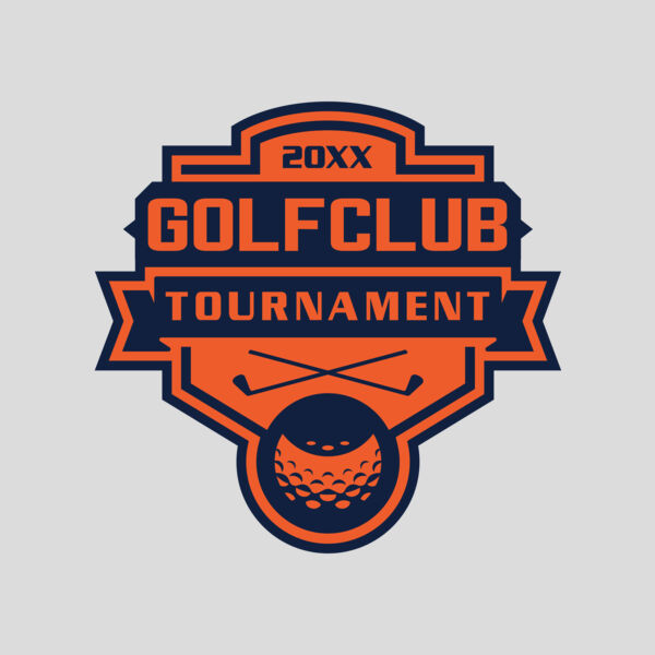 Golf club Tournament logo template 02 Thumbnail