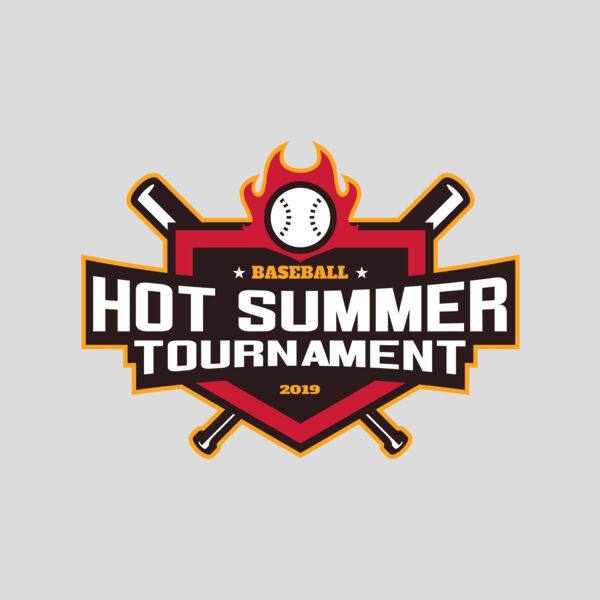 Hot Summer Tournament Baseball logo 01 Thumbnail