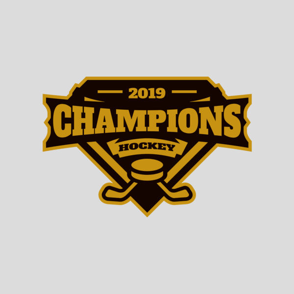Champions Hockey logo template Thumbnail
