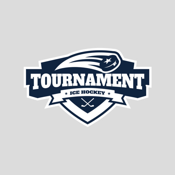 Tournament Ice Hockey logo template 02 Thumbnail