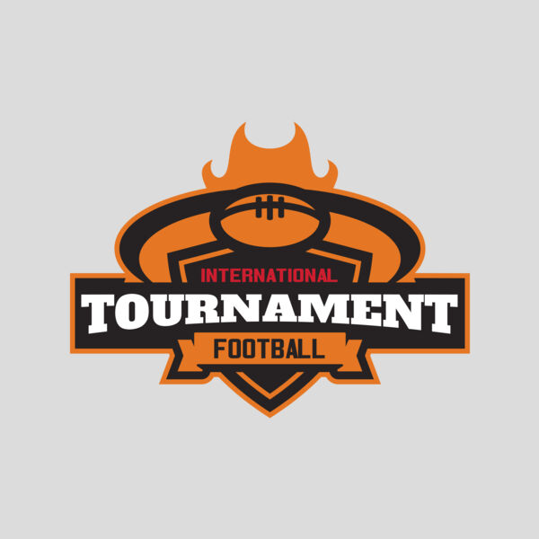 Tournament International Football logo template Thumbnail