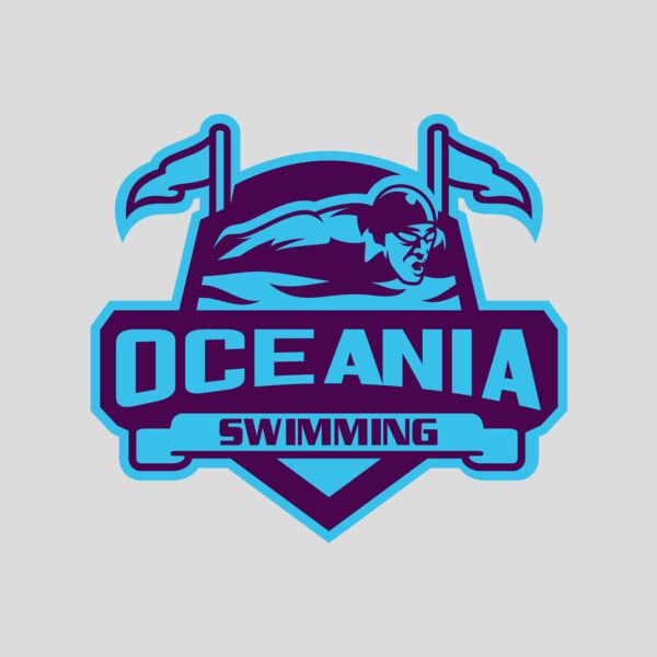 Oceania Swimming logo template Thumbnail