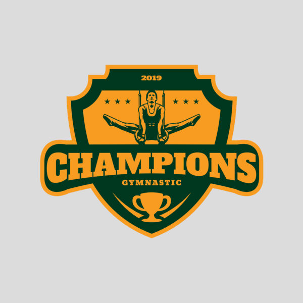 Champions Gymnastic logo template Thumbnail