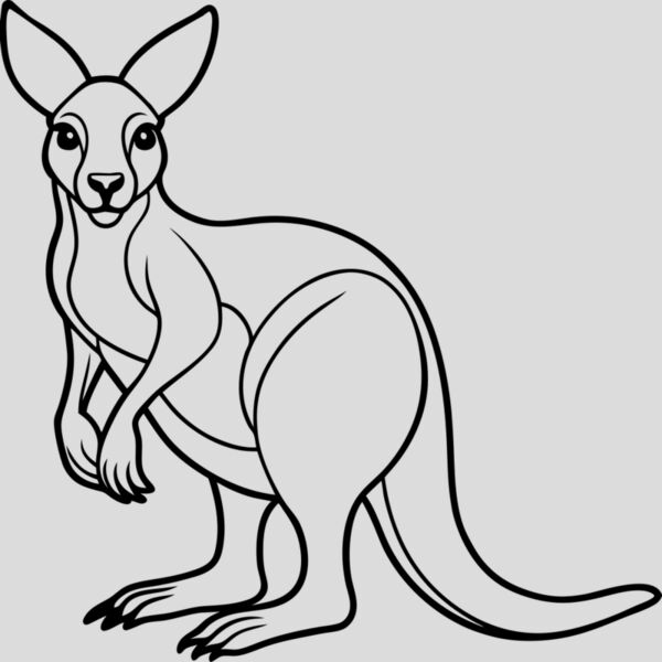 Kangaroo   Clipart 2 Thumbnail