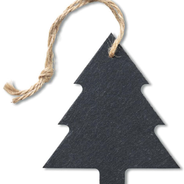 Slate Christmas Tree Decoration Thumbnail