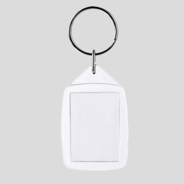 Rectangle Smooth Edge Keyring Thumbnail