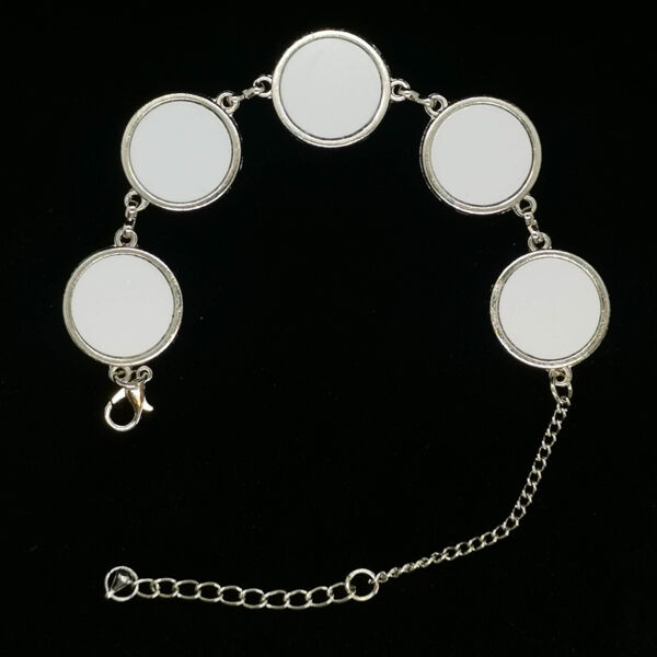 Bracelet With Five Circle Charms Thumbnail