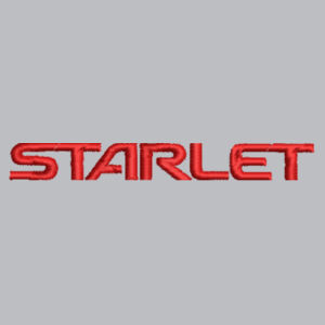 Embroidered Red Starlet Badge - Softstyle™ youth ringspun t-shirt Design