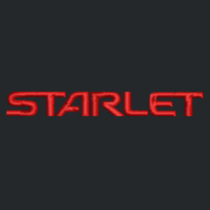 Embroidered Red Starlet Badge - Softstyle™ adult ringspun t-shirt Design