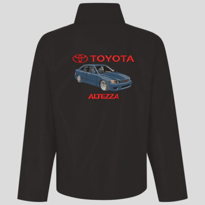 Embroidered Toyota Altezza Front and Back  - Classic softshell Thumbnail