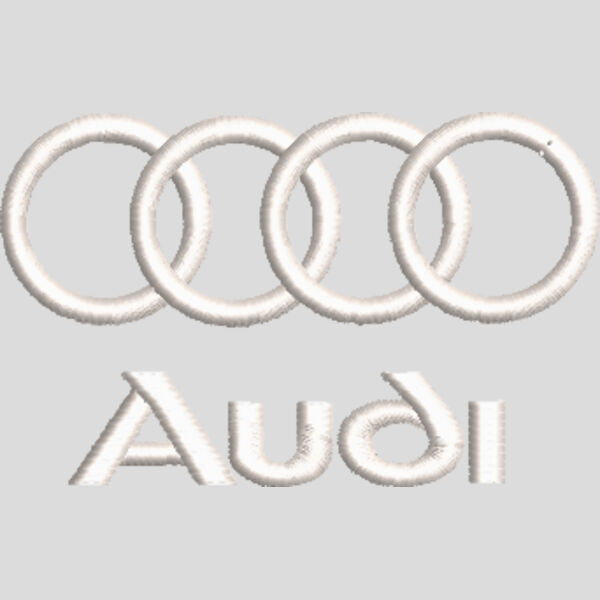 Audi Badge White Thumbnail