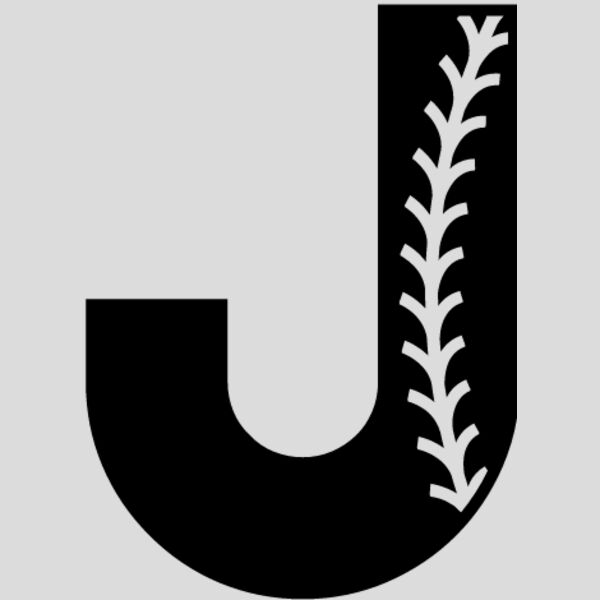 Baseball Alphabet J right Thumbnail