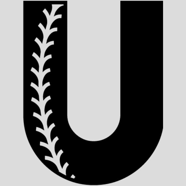 Baseball Alphabet U right Thumbnail