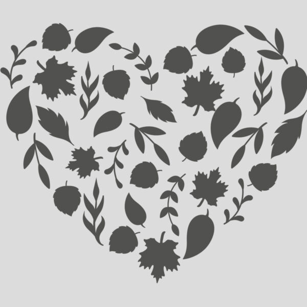 Autumn Leaves Heart Thumbnail