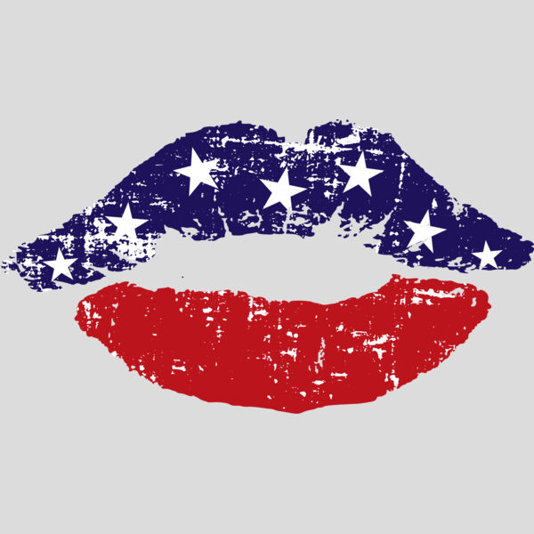 American Flag Lips Thumbnail