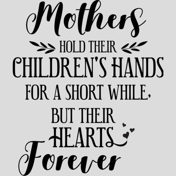 Mother hold their Childs hand Mom Thumbnail