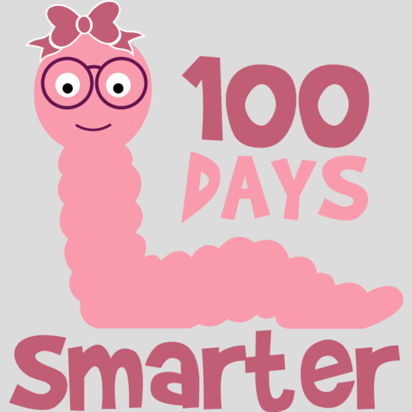100 Days Smarter Svg Girl Thumbnail