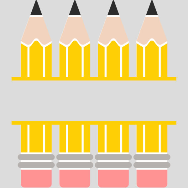 Pencil Monogram split Thumbnail