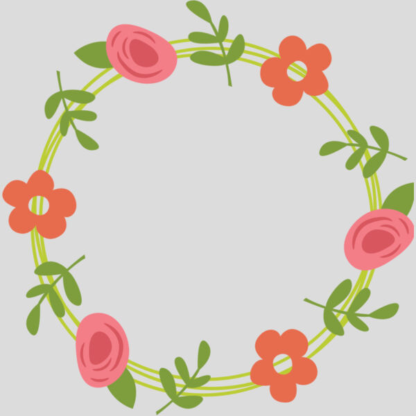 Circle flowers monogram Thumbnail