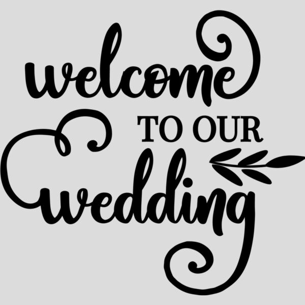 Welcome to our wedding Thumbnail